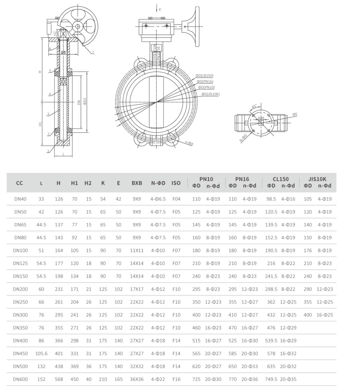 Stainless Steel Wafer Valve